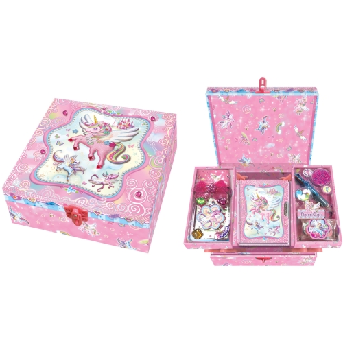 Zestaw w pudełku z półkami jednorożec 4052